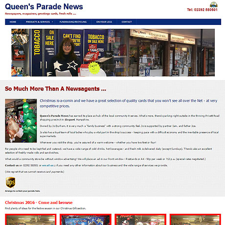 Queens Parade News Shop, Gosport